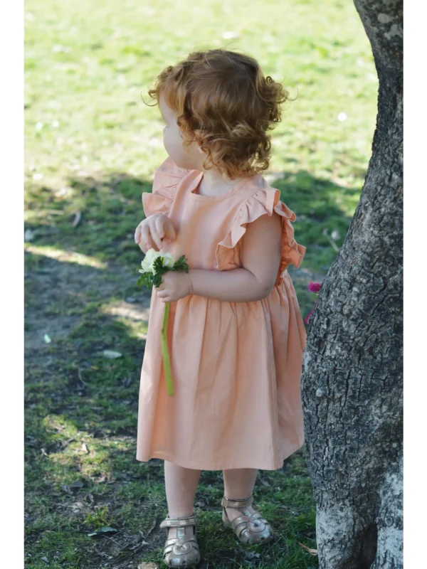 vestido albaricoque primavera 2024