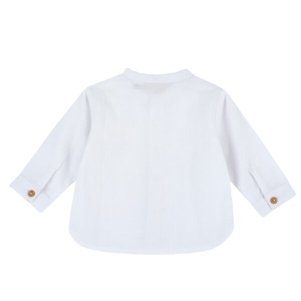 camisa blanca bebé