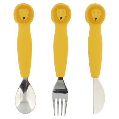 Set cubiertos silicona Leon Trixie