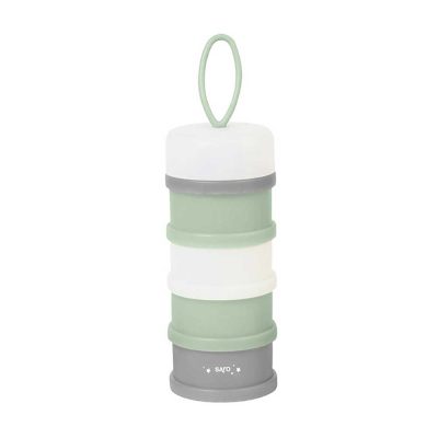 Dosificador leche en polvo verde caza Saro Baby