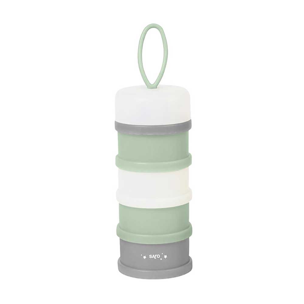 Dosificador leche en polvo verde caza Saro Baby
