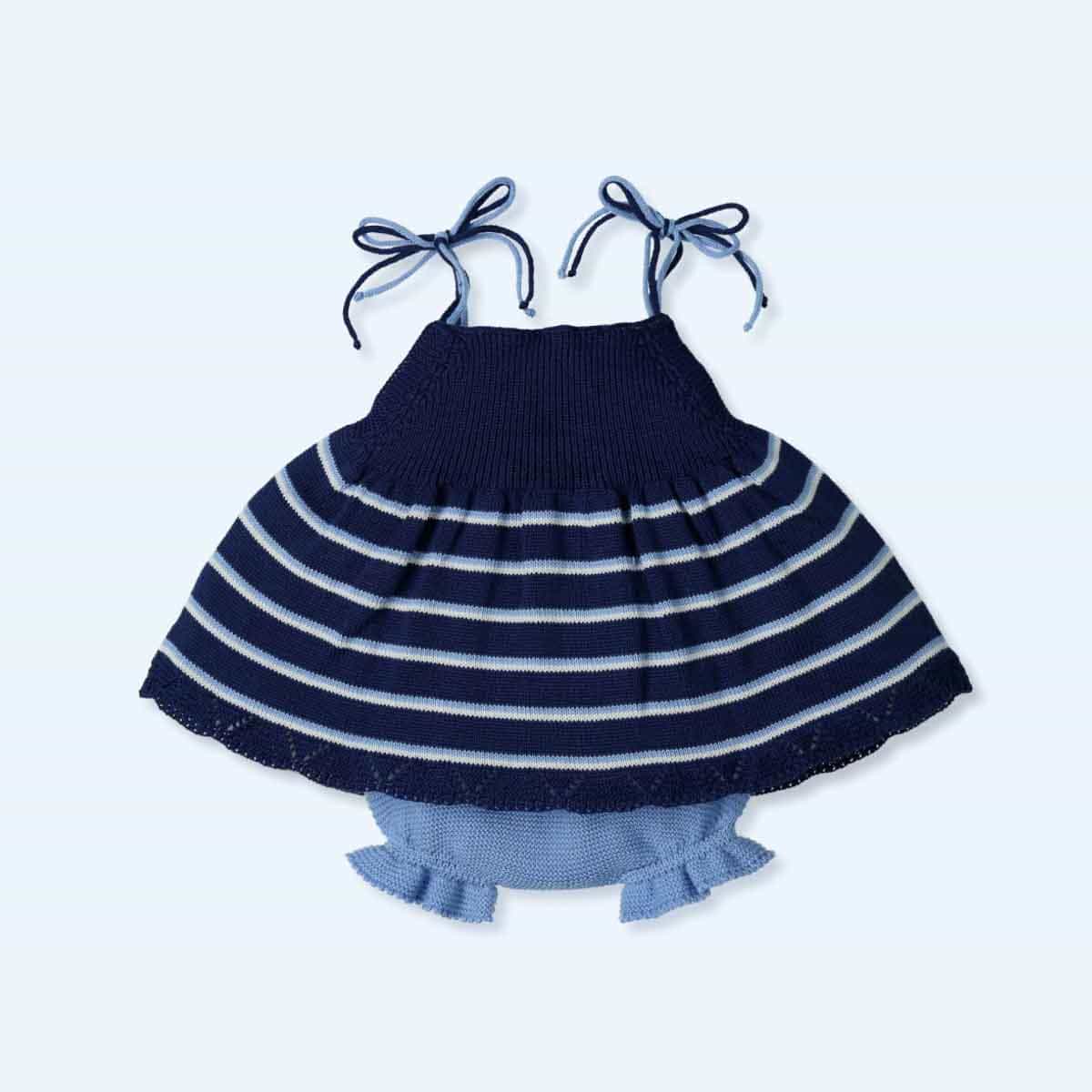 Jesusín y culotte de punto listado VARIEGATED Mac Ilusión