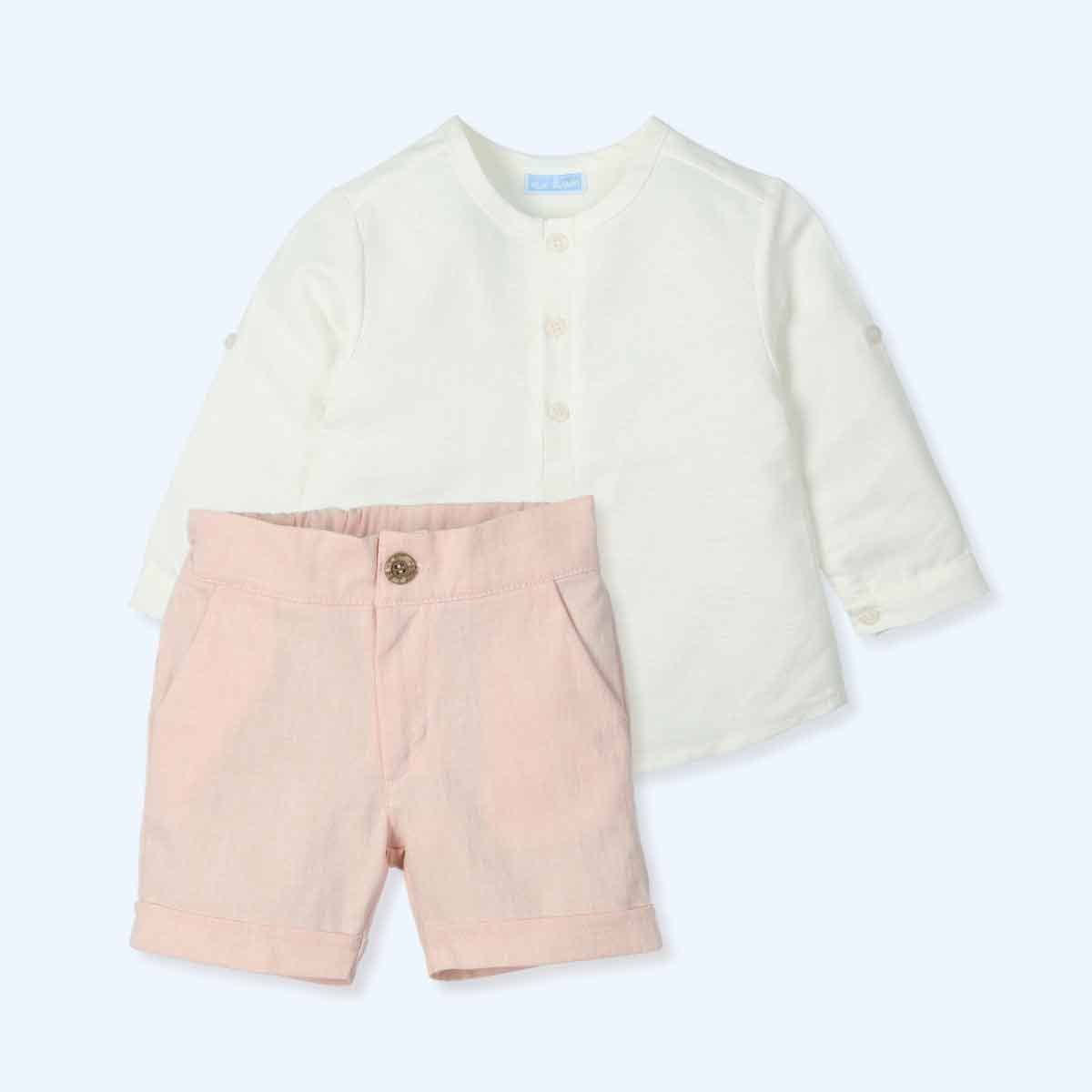 Camisa polera y pantalón corto Chambray con bolsillos Gorgeous Mac Ilusión