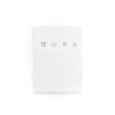 Sabana para minicuna y funda de almohada Bamboom Muselina