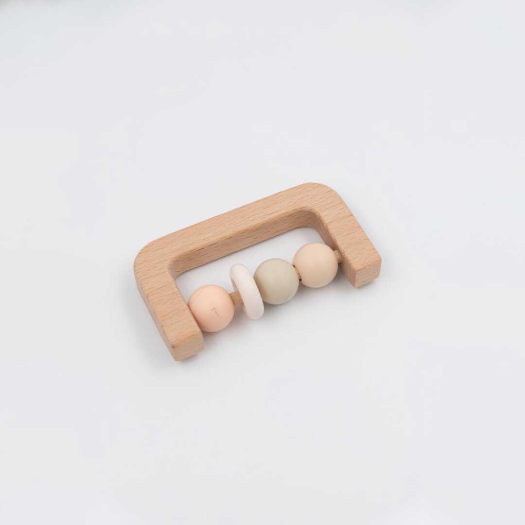 Mordedor Handle Teether Soft Pink Bamboom