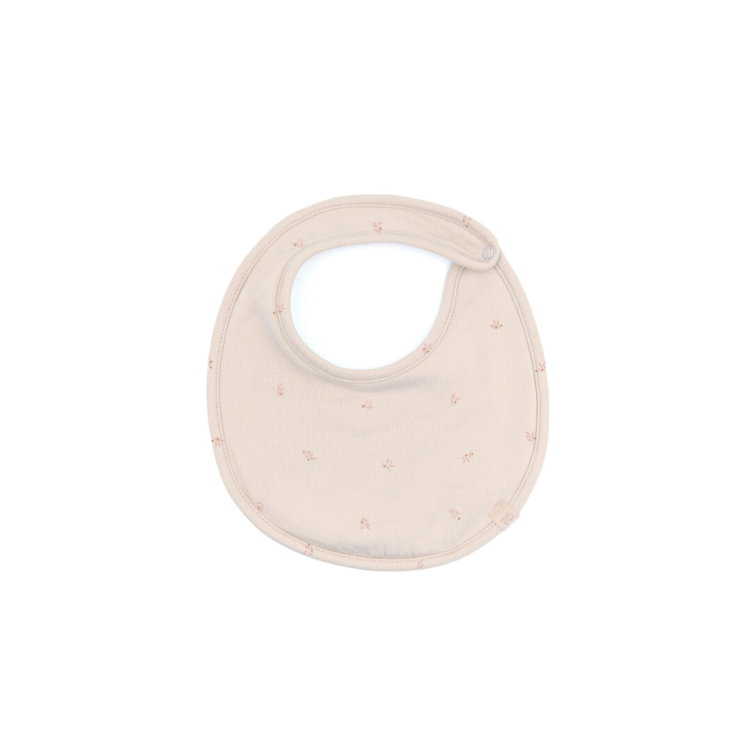 Babero en rizo con cierre circular de clip en color Olives Bamboom