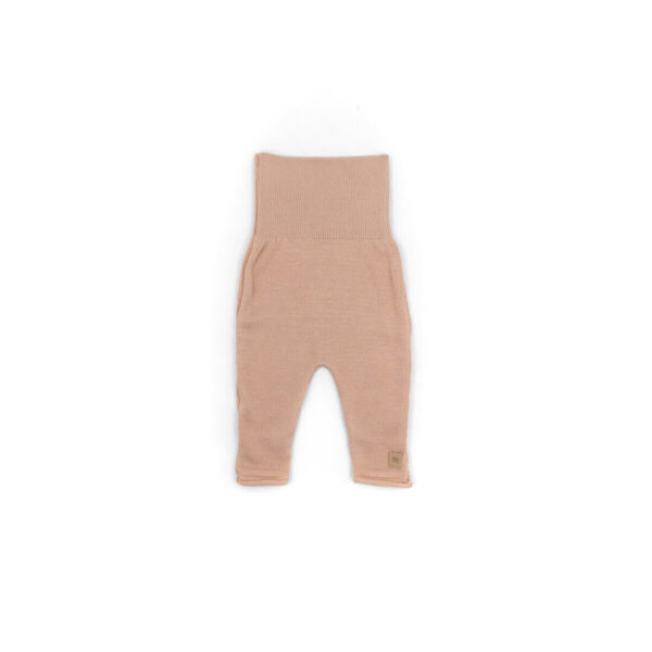 Pantalón Knitted sin pies rosa Bamboom