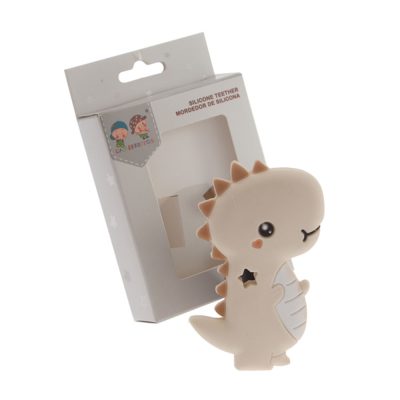 Mordedor de silicona Dino Beige Gamberritos