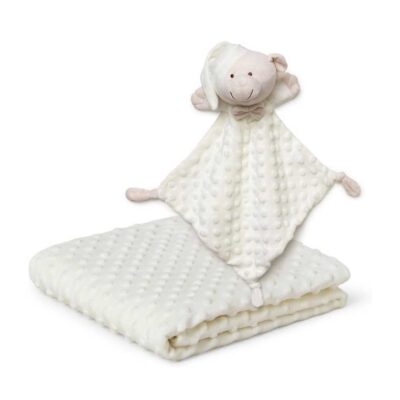 Pack Manta Doudou Osito Beige 80x110 Interbaby