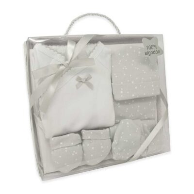 Set de regalo 5 piezas Gris Duffi Baby