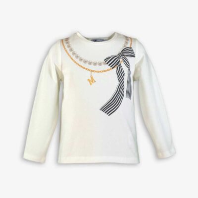 3802462 Camiseta Infantil Miranda Textil Beige