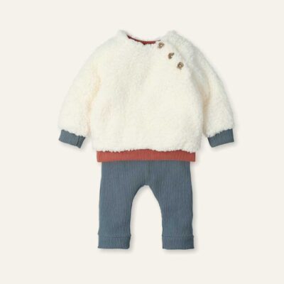 Conjunto Jersey borreguito + Pantaloncito otoman TRUFA MOOI Mac Ilusión