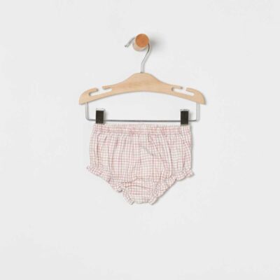 Conjunto Braga + Vestido cuadros rosa Coco Acqua