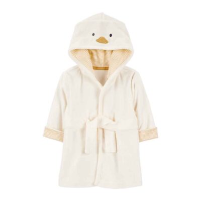 Bata de algodón con capucha diseño pato bebé Carter's