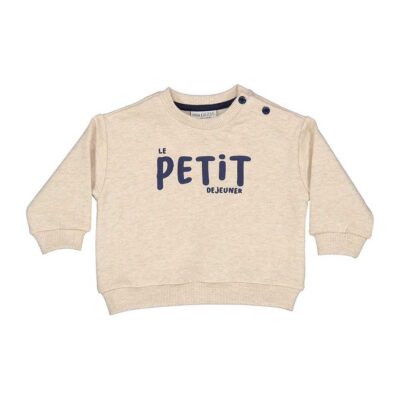 Sudadera bebé niño Croissant Nursery Le Petit Birba Trybeyond