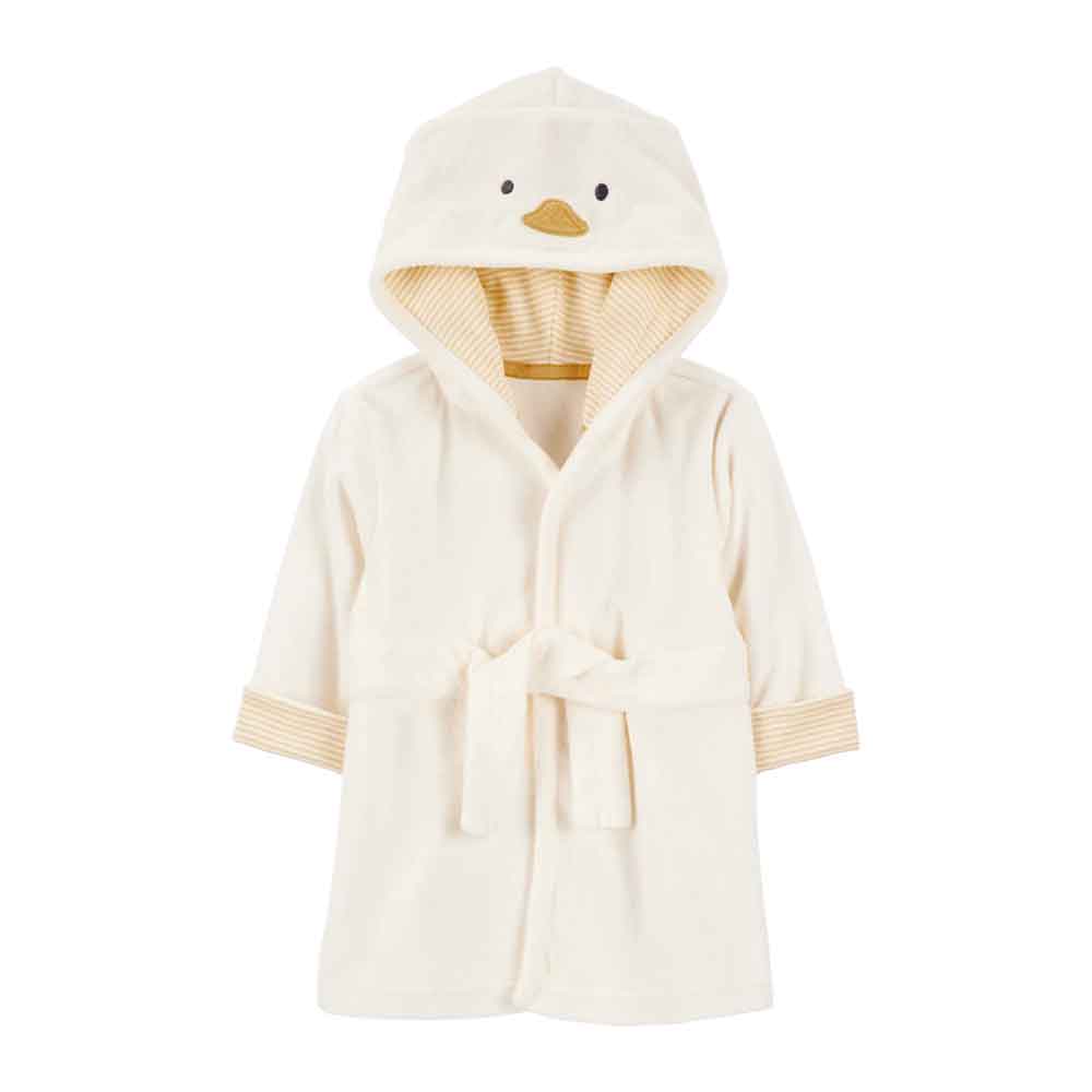 Bata de algodón con capucha diseño pato bebé Carter's