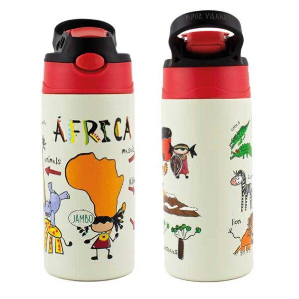 Botella Infantil Africa Pepita Viajera