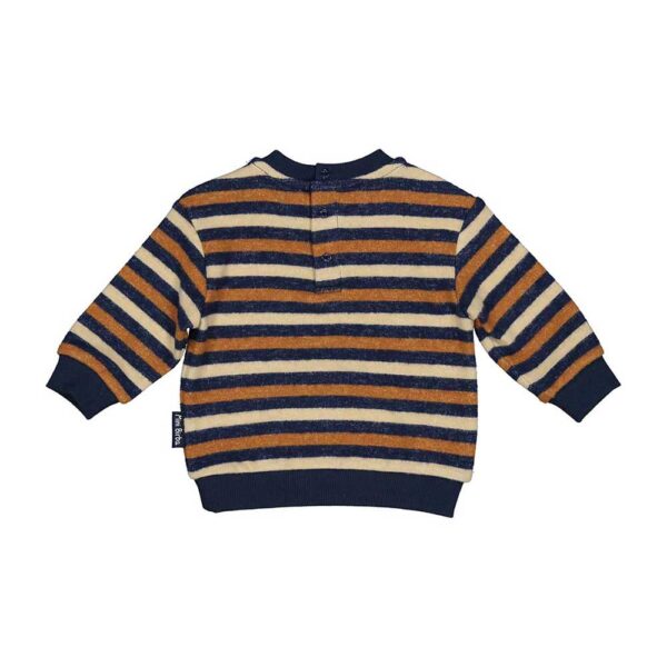 Sudadera bebé niño Croissant Nursery rayas Birba Trybeyond