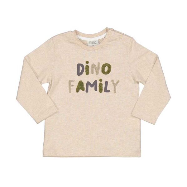 Sudadera niño beige Dino Baby Birba Trybeyond