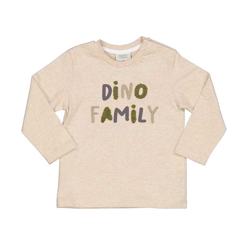 Sudadera niño beige Dino Baby Birba Trybeyond