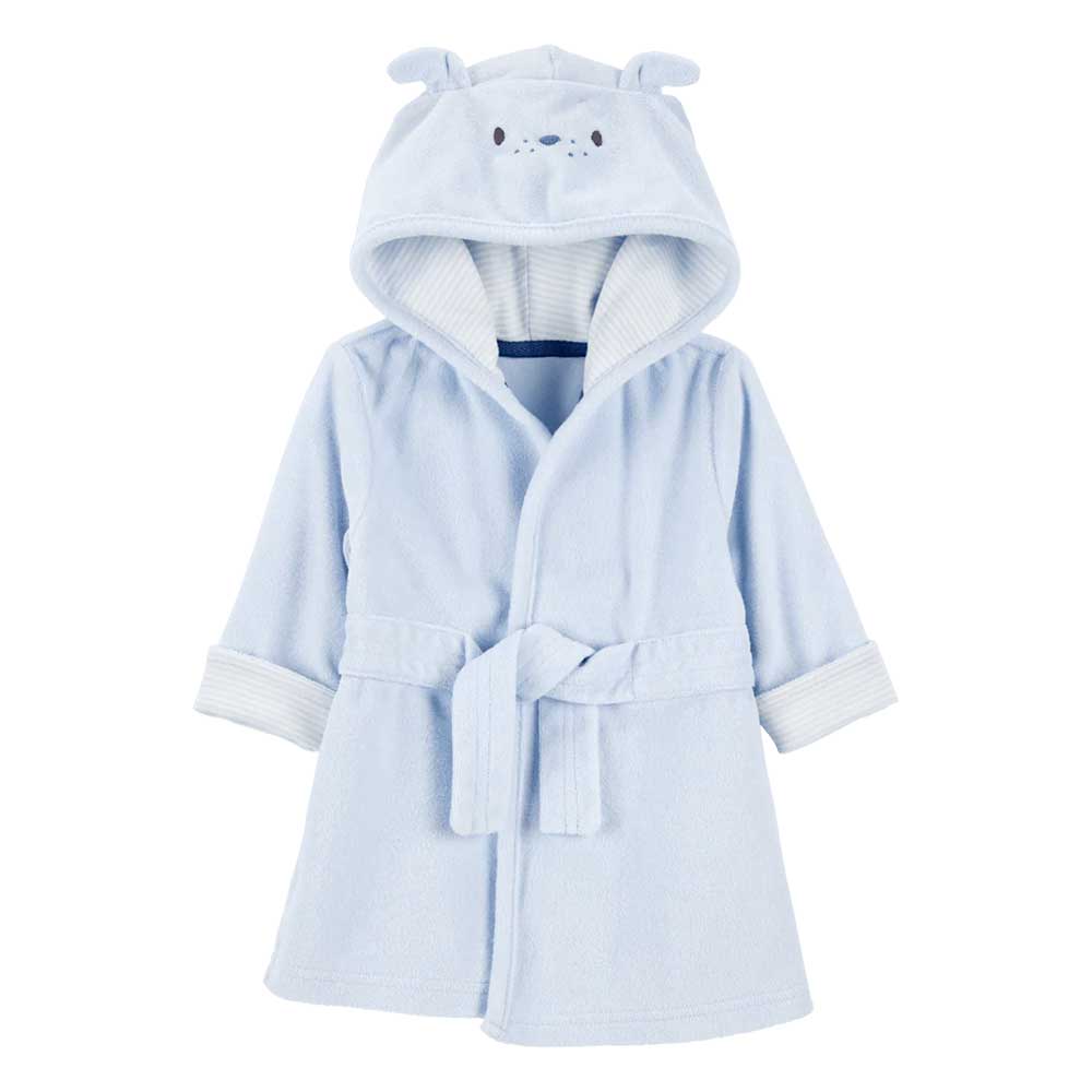 Bata de baño en rosa con diseño perrito Carter's