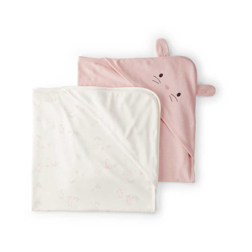 Pack de 2 toallas con diseño conejita Carter's