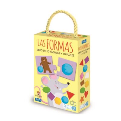 Libro 10 páginas y Puzzle Las Formas Manolito Books