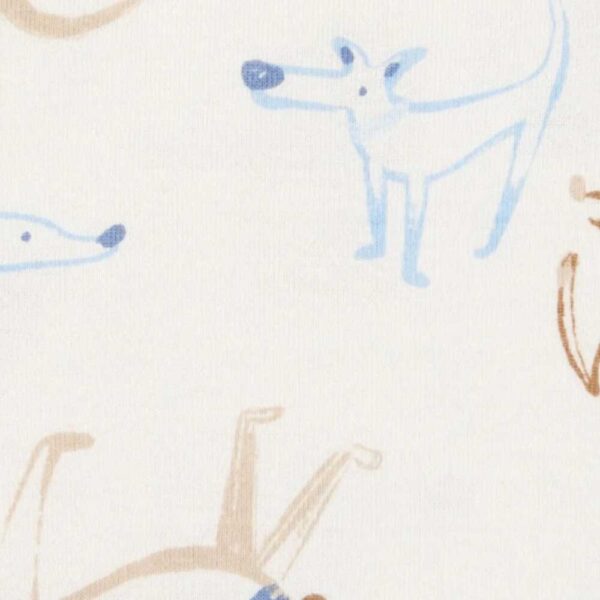 Pack de seis bodies de manga larga estampado de perro Carter's