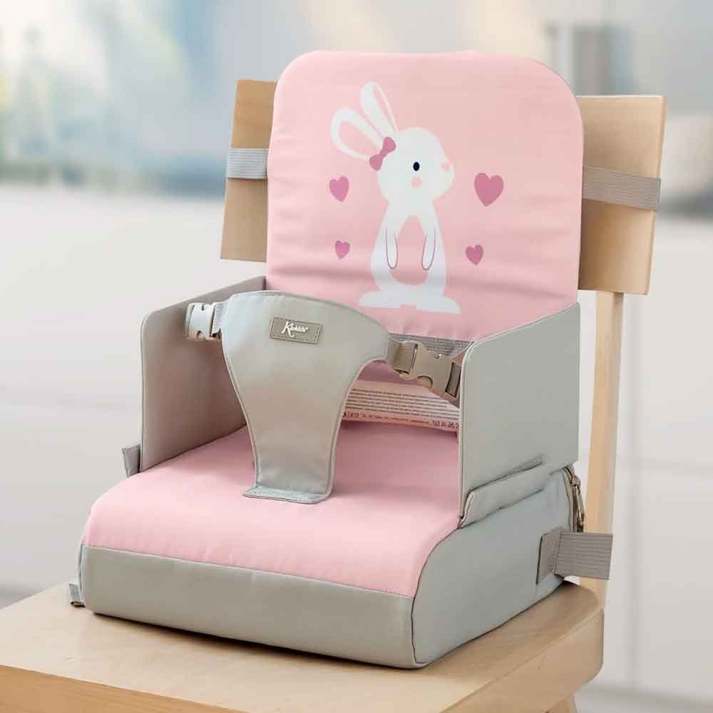 Trona de viaje Conejo Rosa KioKids