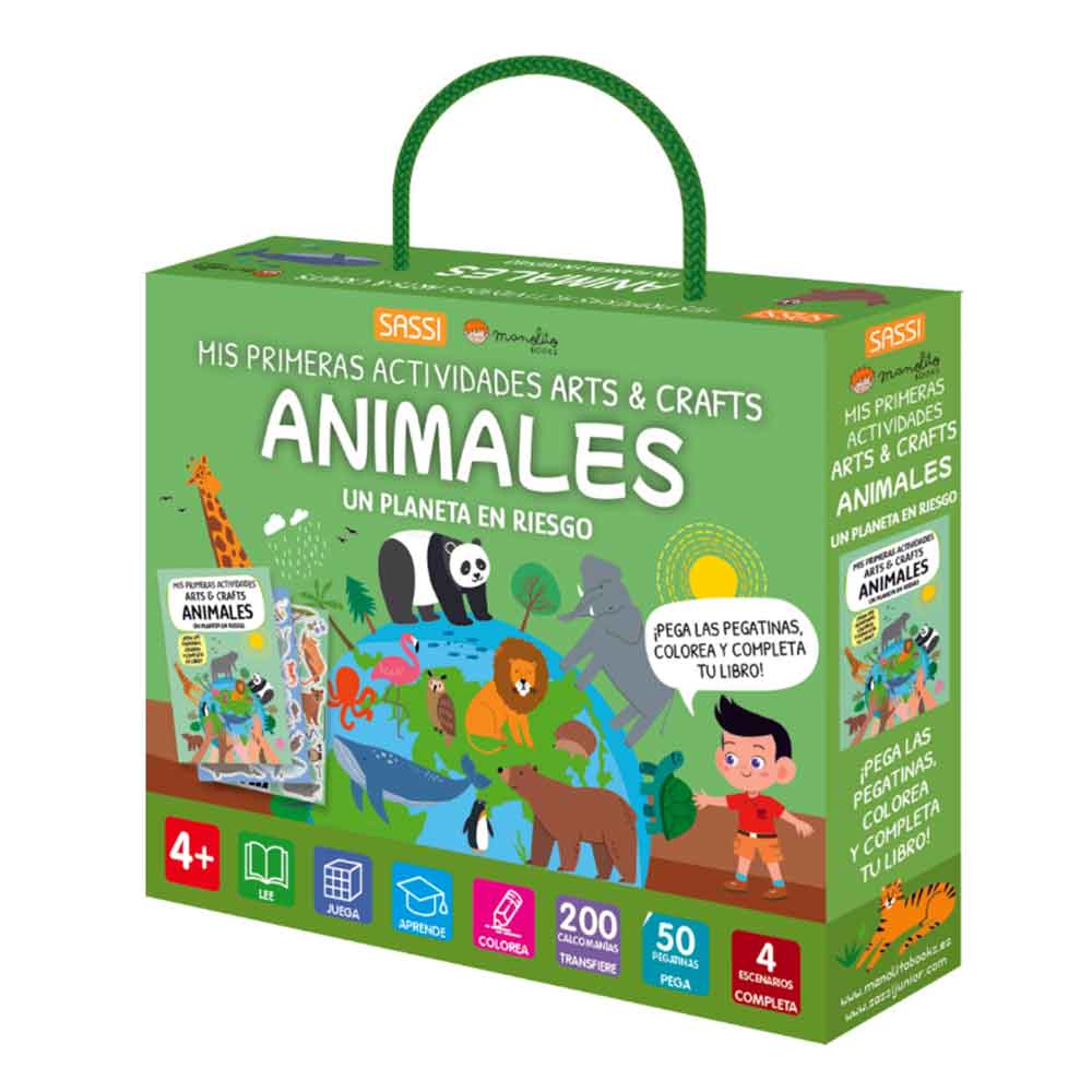 Libro Animales Mis actividades Artísticas Manolito Books