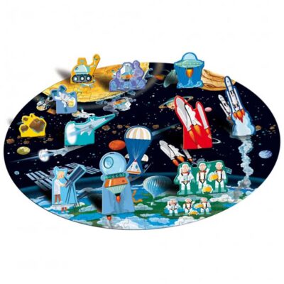Libro y Puzzle De la Tierra a la Luna Manolito Books