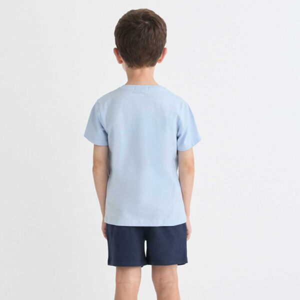 Conjunto camiseta y shorts niño 264070 celeste Street Monkey