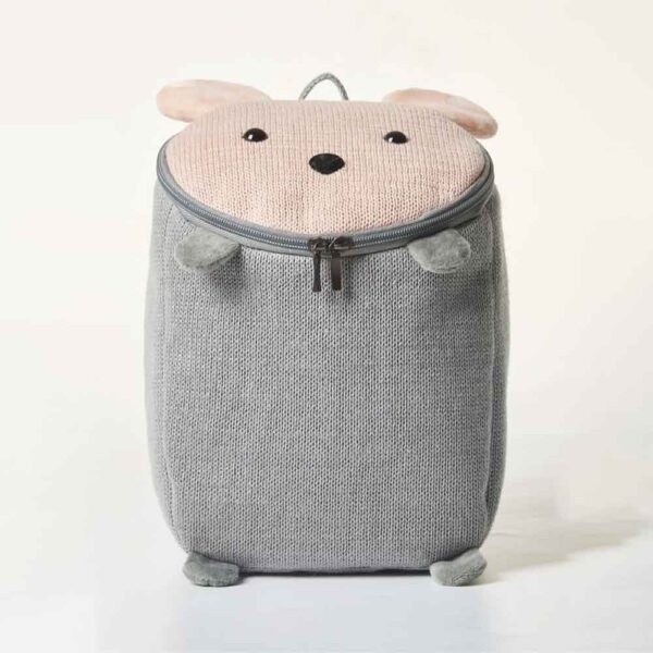 Mochila algodón ratón Crochetts